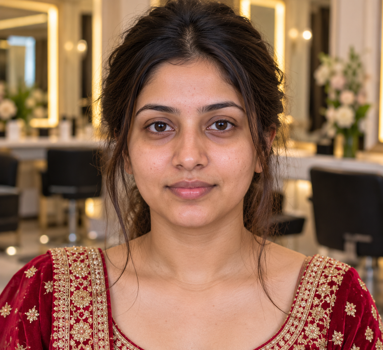 Before Bridal Makeup