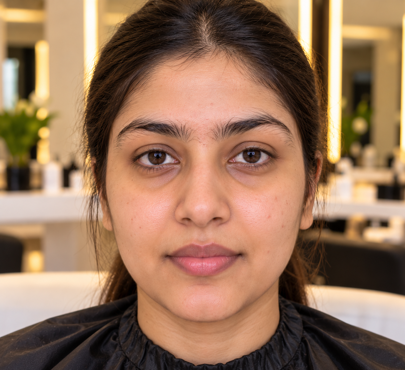 Before Eyebrow Shaping